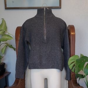 Vince Camuto Charcoal Knit Sweater